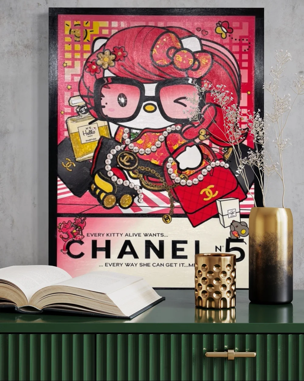 ★ kittychan★ HELLO TAIPEI, KITTY XIEXEI | LIMITED EDITION ART — DANCONIA